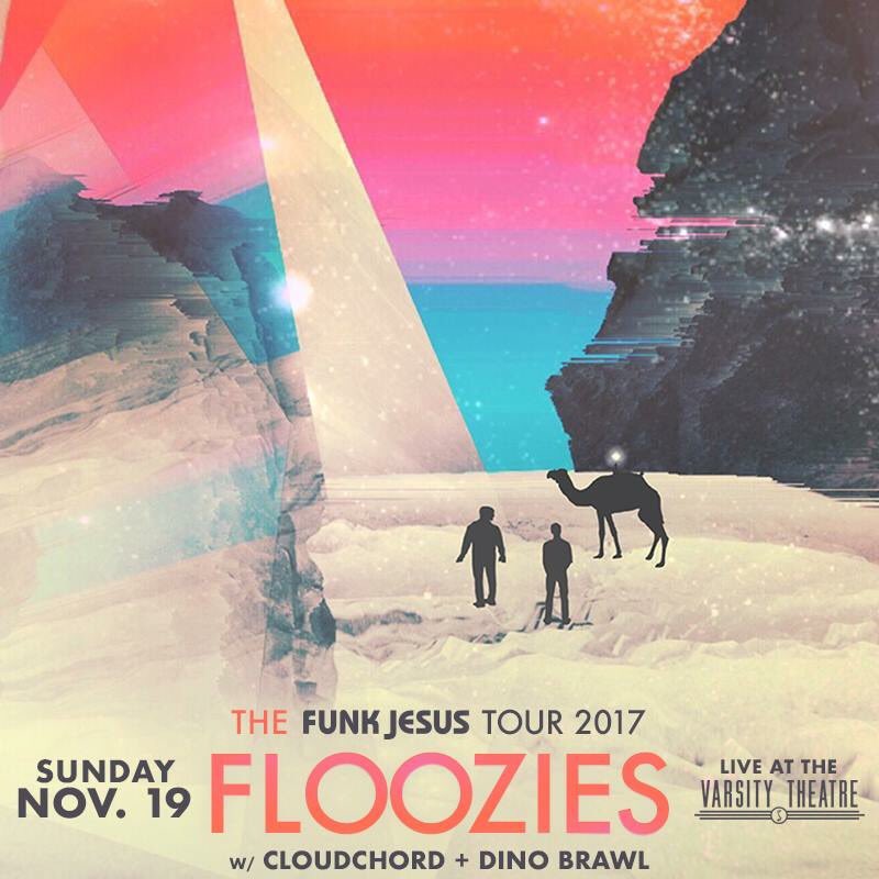 DinoBrawl's tweet photo. Playing with @flooziesduo is truly a dream come true. @Cloudchord is an amazing act as well. Thank you @TheVarsityBR https://t.co/RuvrpwZD6p