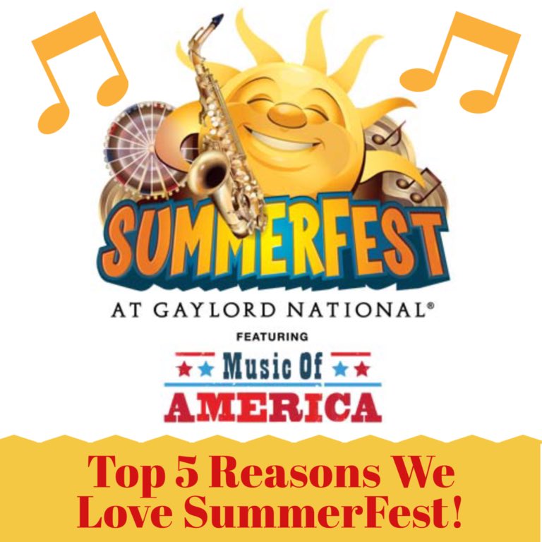 MomsMagnificent's tweet photo. Top 5 reasons you should check out SummerFest at the @GaylordNational ☀️🎧👍👍 #SoundsOfSummerFest #ad #TravelTuesday https://t.co/aGiv5PvvYO https://t.co/HNlYEIrO3v