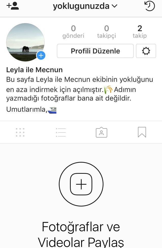 Her zaman açmanın hayalini kurduğum Leyla ile Mecnun sayfasını instagramdan açtım adı @yoklugunuzda 🙏🏻