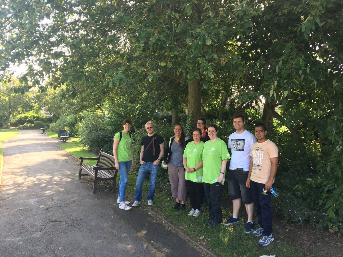 ecoyorkcyc's tweet photo. Volunteers from @TSYS_TSS helping out in Glen Gardens today. It's hot but that won't stop this group! @CityofYork https://t.co/o9AJ4hLfTy
