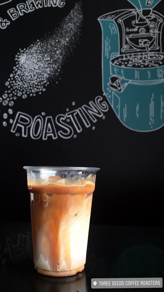 3SeedsCoffee's tweet photo. It's too hot ! How about some Iced Latte? ❄️
#SpecialtyCoffee
#ThreeSeeds https://t.co/tiaf26jNzj
