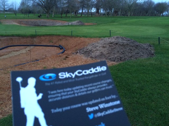 SkyCaddieSteve's tweet photo. Your Club planning course changes for the 2018 ? , this is the best time to inform @SkyCaddie , better still at planning #proactiveupdating https://t.co/Y6Hrr5sOby