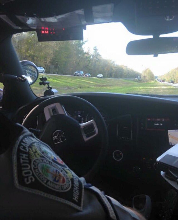TrooperBob_SC's tweet photo. Troopers are out on I-26 between Charleston and Greenville today. #JustSay'n😉#SouthernShield. https://t.co/3XHIq6gbKd