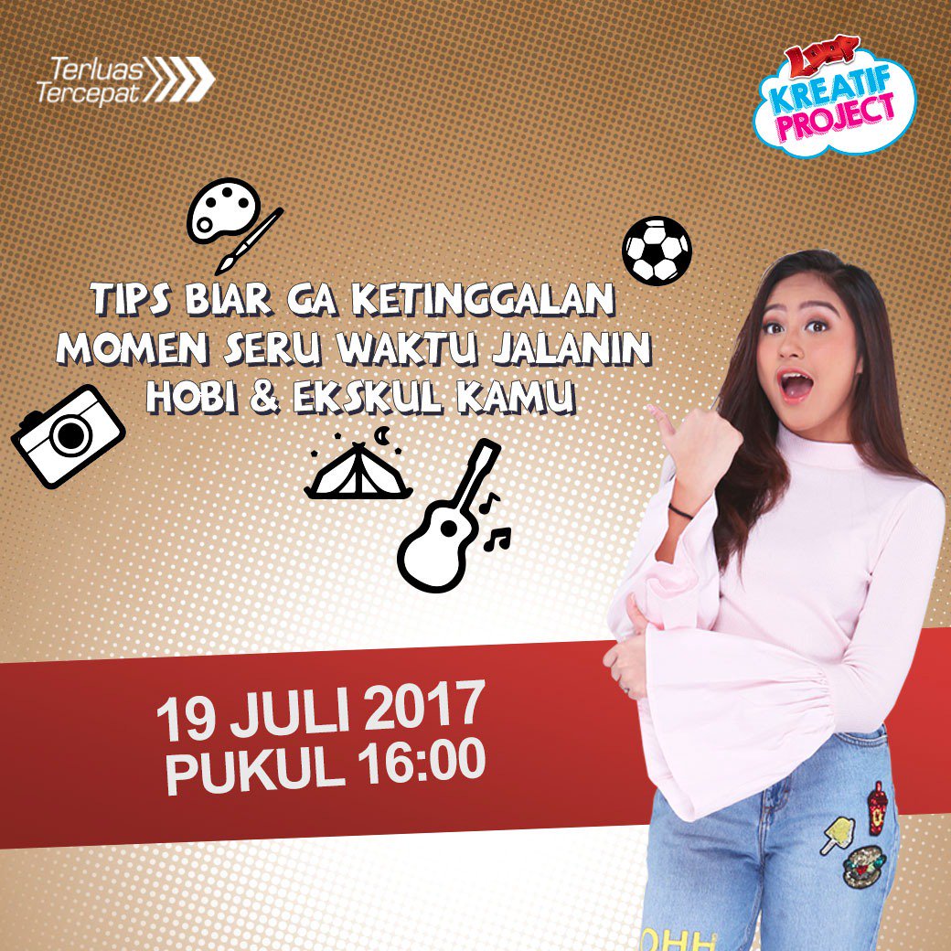 HIHUUUU💙💙💙!! besok aku bakalan bajak twitter @Loop_ID lagi guys, so stand by di jam berikut yaaah!💯💯💯 #LOOPKePo2017