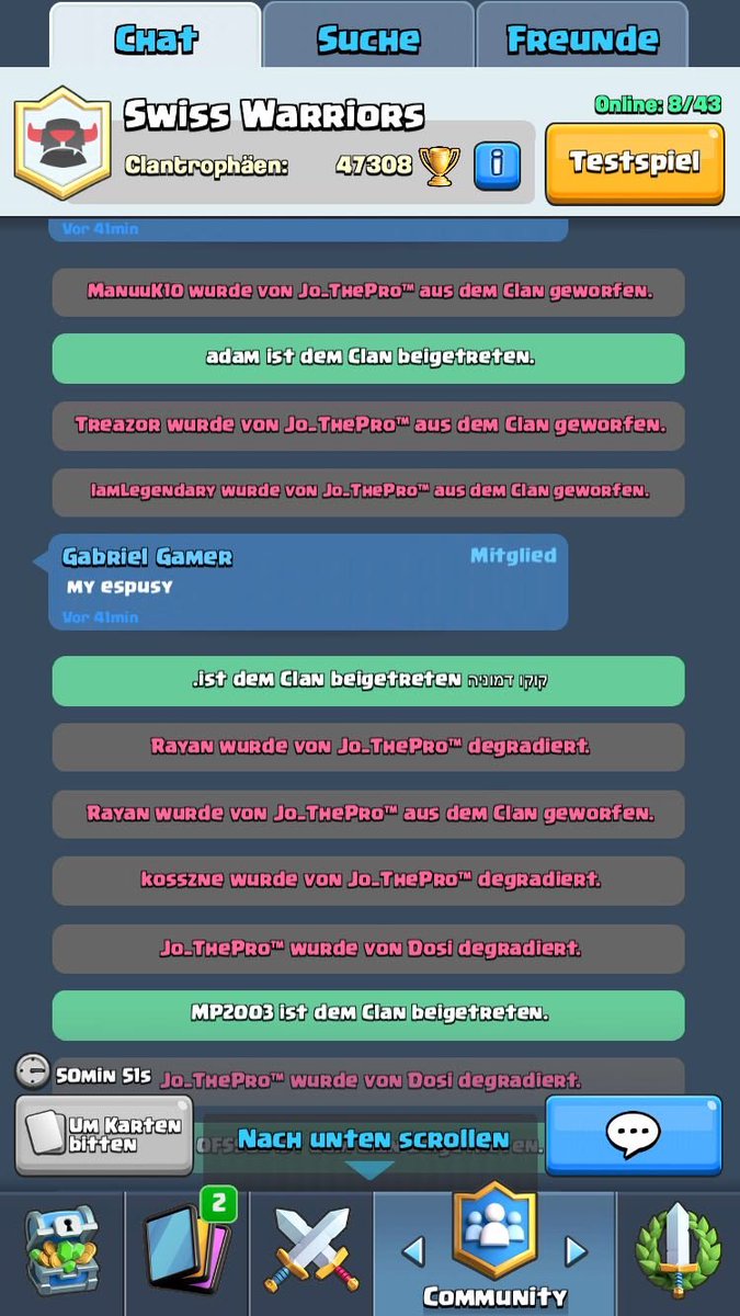 SchweizRoyale's tweet photo. I had Respect for @VerionCR and his Swiss United Team until today! This is How they Do... @ClashRoyale Please Share and Retweet ✌️ https://t.co/0dHSrCxsqD