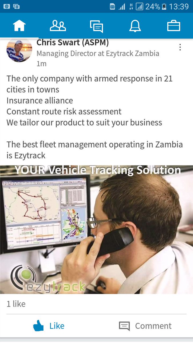 EzytrackZambia's tweet photo. #zambia #fleetmanagement #gpstracking #Security #riskmanagement #routeprotection #armedresponse #armedconvoys #privateinvestigation https://t.co/XNgZnAPhLE
