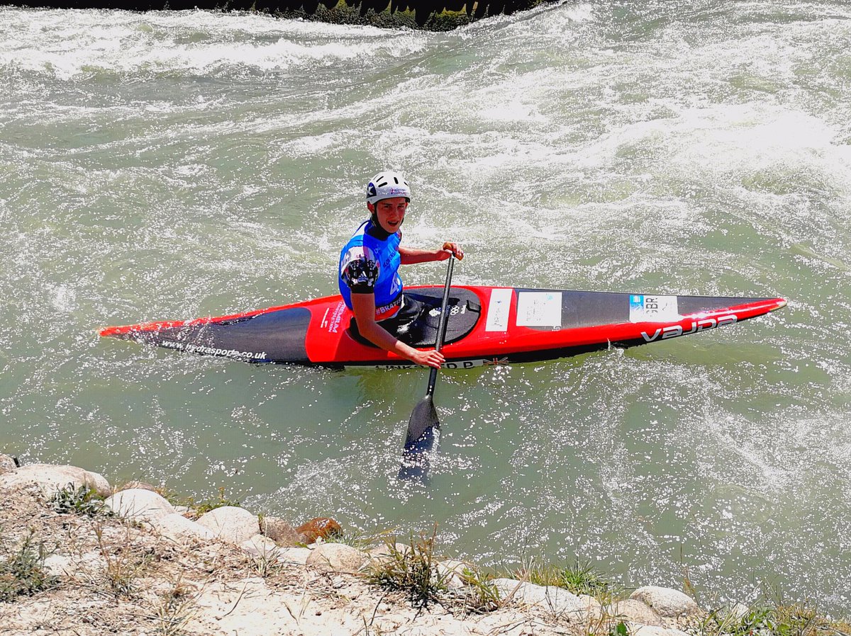 Qualified for semi finals at junior world champs from run 1 🇬🇧🚣 🌍@scottishcanoe <a href="/sportscotland/">sportscotland</a> @CST_Global_Ltd <a href="/BritishCanoeing/">Great British Canoeing</a> #ICFslalom