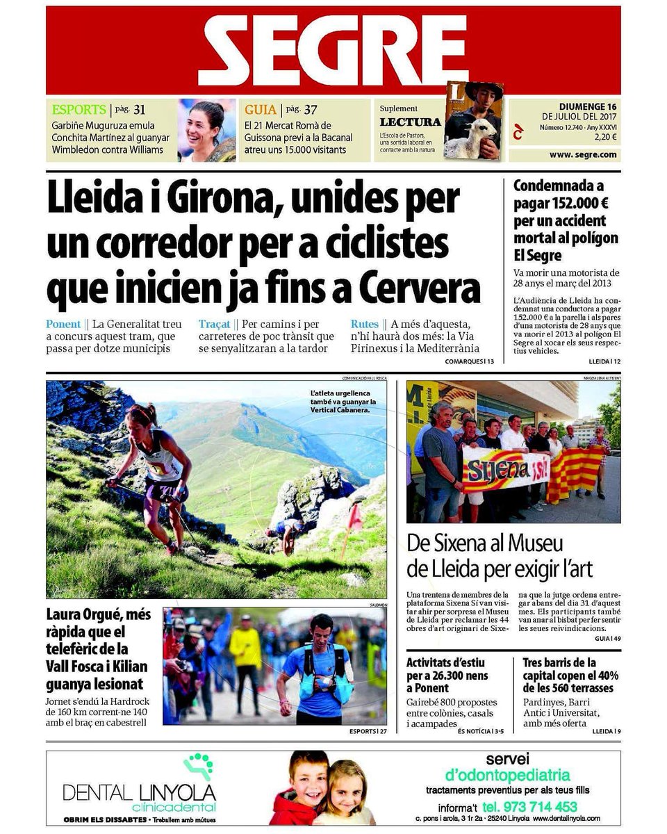 En portada de diumenge!!📸
#olgaberguafotografia #verticalcabanera #canal #montsentdepallars #valldassua #vallfosca