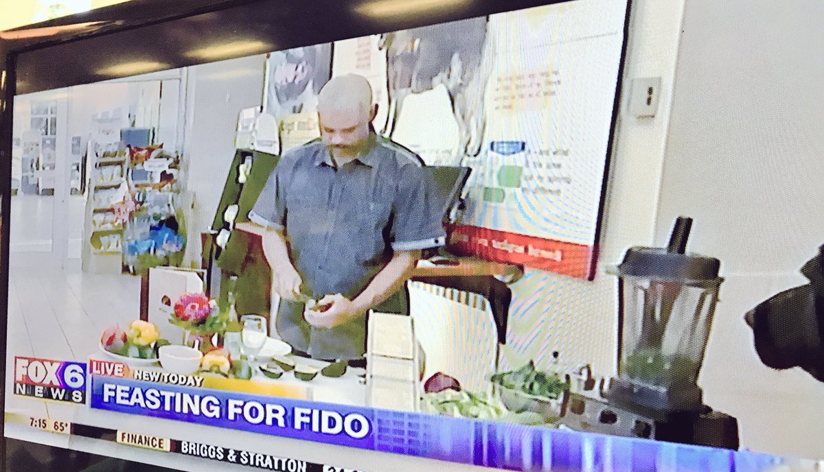 NicoleKoglinMKE's tweet photo. So glad @CarlDeff is previewing @WiscHumane's annual #FeastingForFido event. One of my favorites! @fox6wakeup https://t.co/hmfwGu3k5m