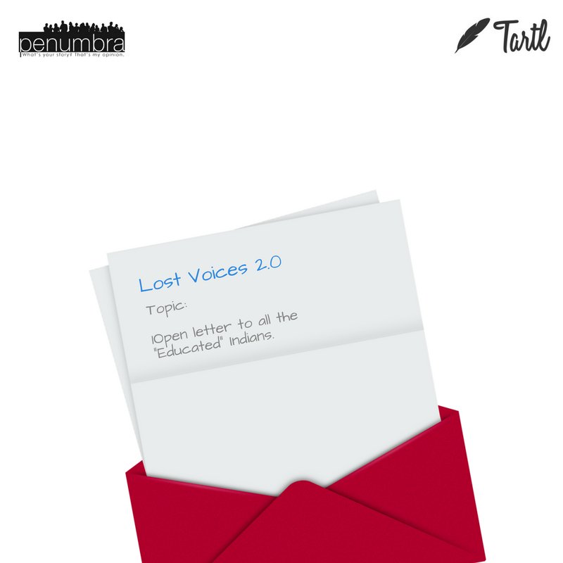 TartlSocial's tweet photo. Lost voices returns with Lost Voices 2.0 - Let your pens speak for you.
To know more: https://t.co/I34kSKnqXx
#writing #OpenLetter #Tartl https://t.co/7ttE2eTYUl