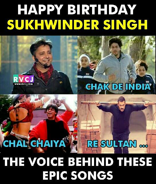 Happy Birthday Sukhwinder Singh! 