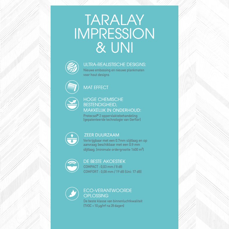 Bekijk hier de vernieuwde Taralay Impression &amp; Uni, een veelzijdige collectie met wederom de meest trendy dessins: bit.ly/2uuZjG4