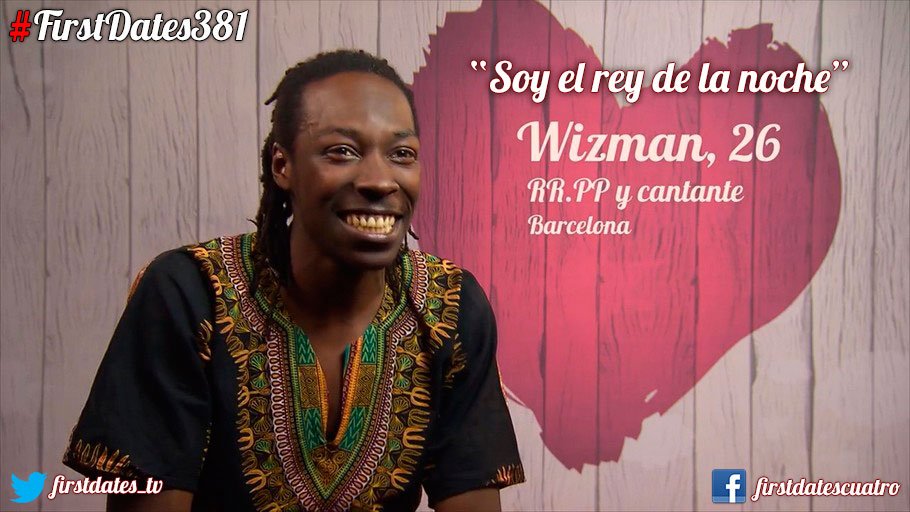 firstdates_tv's tweet photo. ¡Wizman a tope de power! #FirstDates381 https://t.co/Fr80GYjutE https://t.co/9i2qqIvGmL