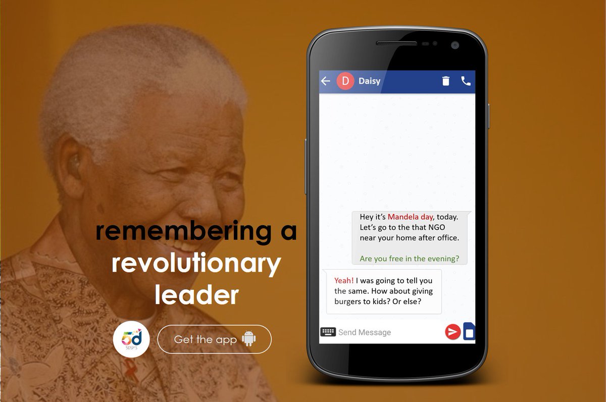 fiveDSMS's tweet photo. Celebrating #MandelaDay by doing something good. How you plan to do? #5DSMS https://t.co/v6GVm3E59c