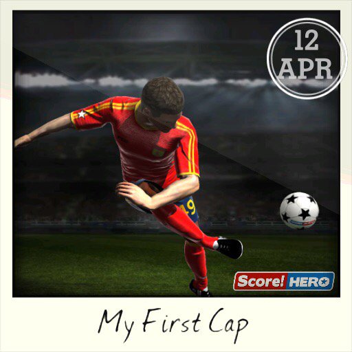 My First Cap #scorehero itunes.apple.com/gb/app/Score!-…