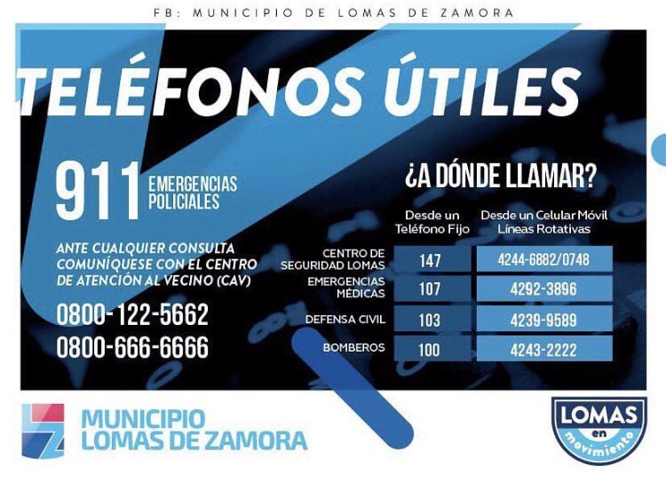 SeguridadLZ's tweet photo. No sabes a qué números llamar ante una emergencia? https://t.co/AFnFf0ivWN
