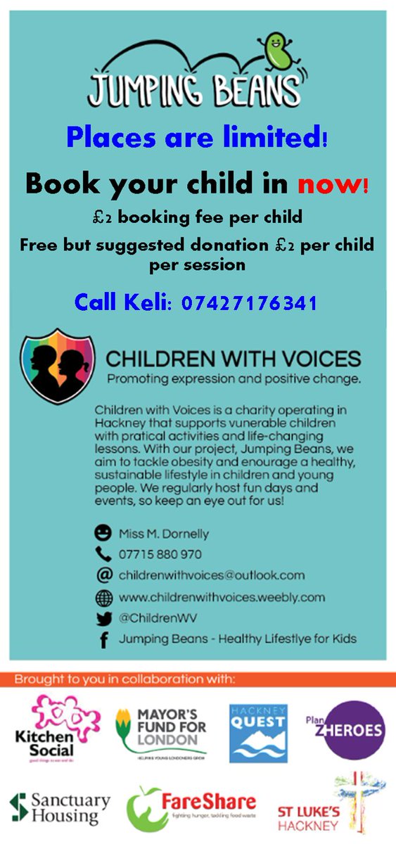 StLukes_Hackney's tweet photo. Some great stuff happening for families this summer for under 11s! Check out the attached flyers &amp; call Keli on 07427 176341 for more info! https://t.co/inl4i2jcMa