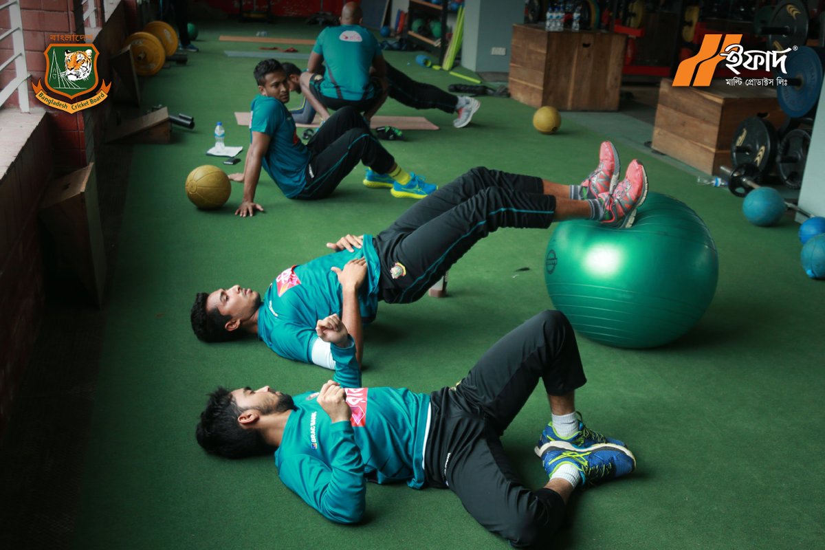 BCBtigers's tweet image. Snaps of Bangladesh Team practice and gym session at SBNCS