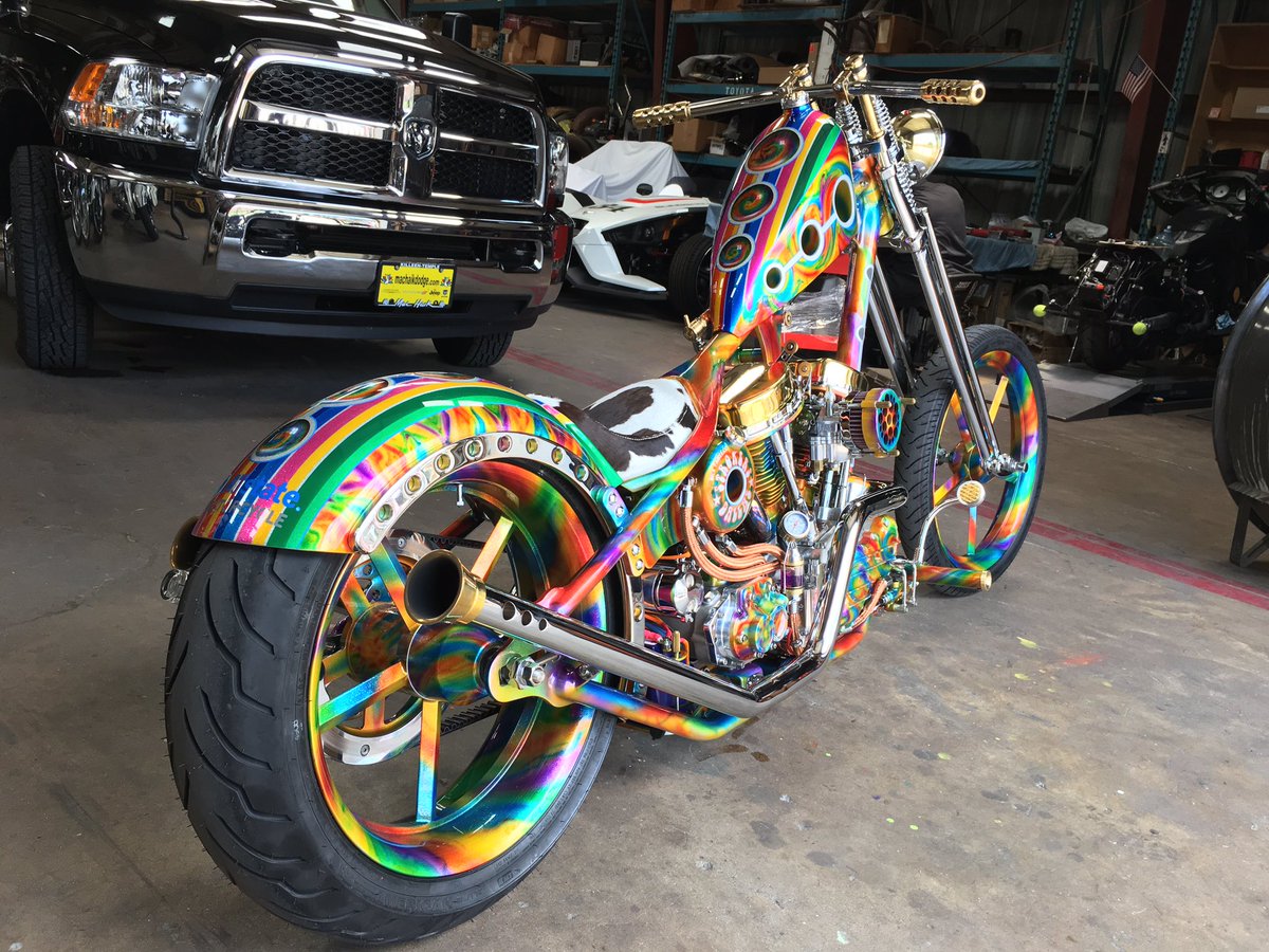 strokersdallas's tweet photo. The Allstate Motorcycle Chopper! #rickfairless #strokersdallas #allstatemotorcycle #panhead #suicideshift #roarontheshore psychedelic https://t.co/GpxSDi8Svl