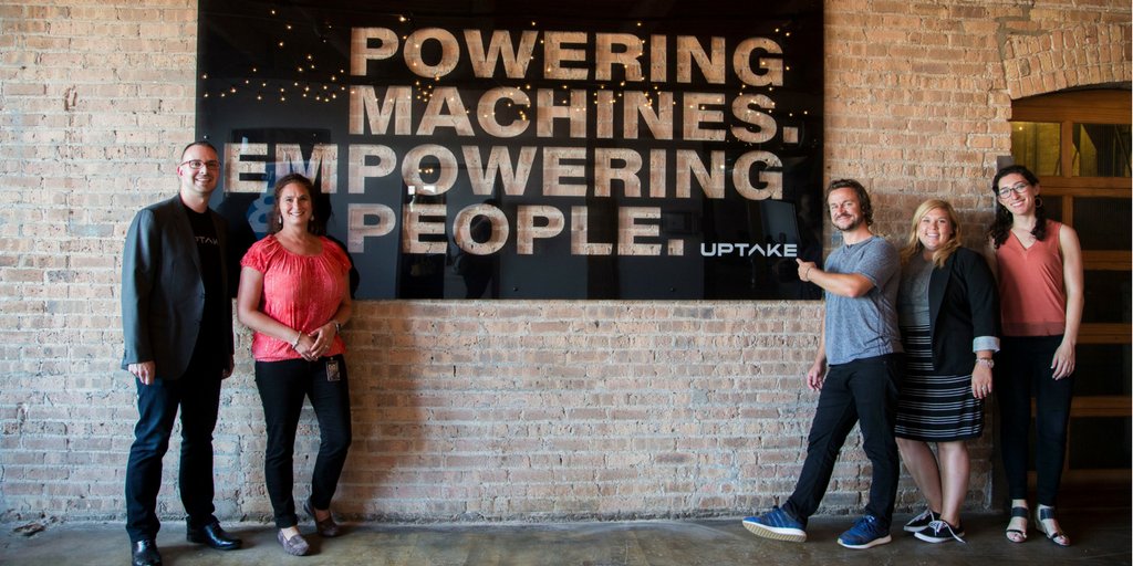 Uptake's tweet photo. SVP Kami Bond recently announced our partnership with @BLUE1647 to foster #TechEd in Chicago. Read more: https://t.co/LYwl4C3EqN https://t.co/3pXmzMp0oB