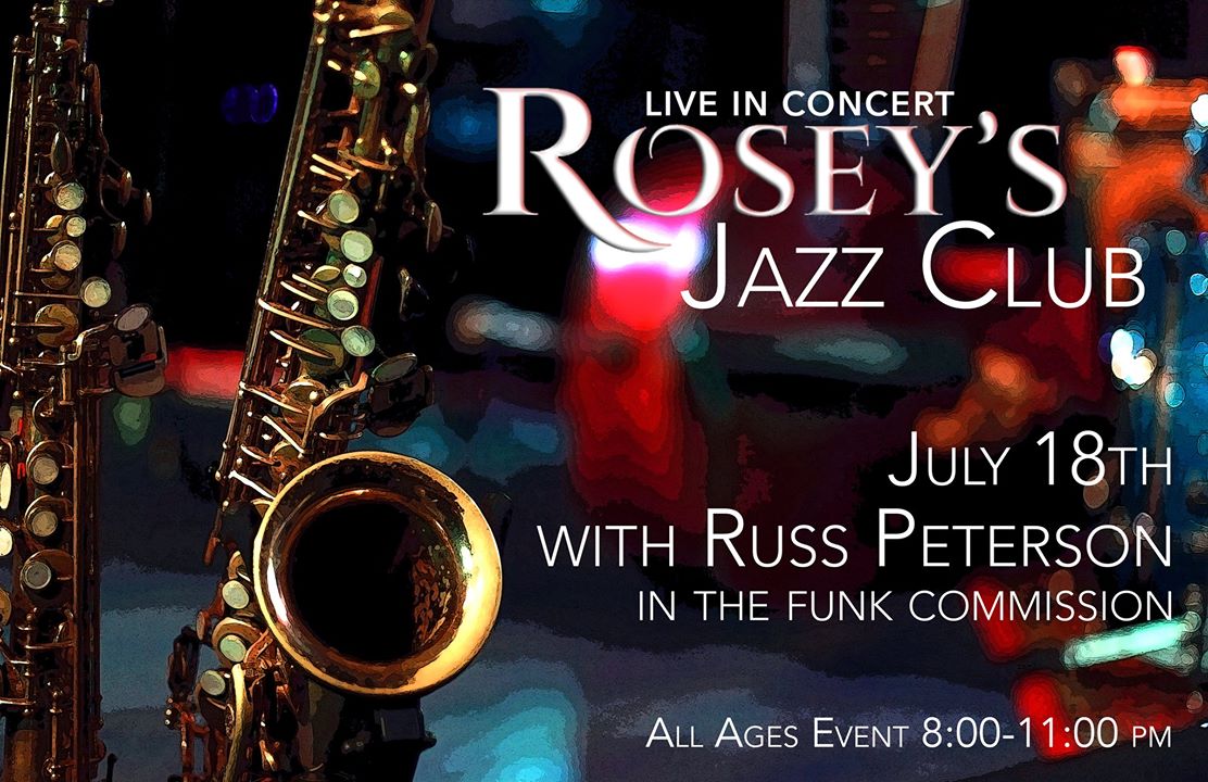 Jazz tonight at Rosey's!  Downtown Fargo, the "Russ Peterson and the Funk Commission" 8:30pm, FREE, All Ages <a href="/PtfsFargo/">Post-Traumatic Funk</a> #funky #sax