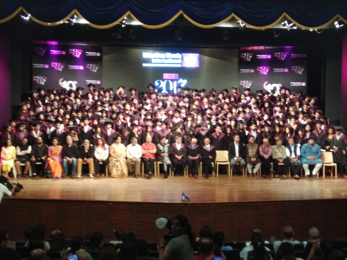 Whistling_Woods's tweet photo. The class of 2017 #WWIConvocation https://t.co/cKizZz0uk5