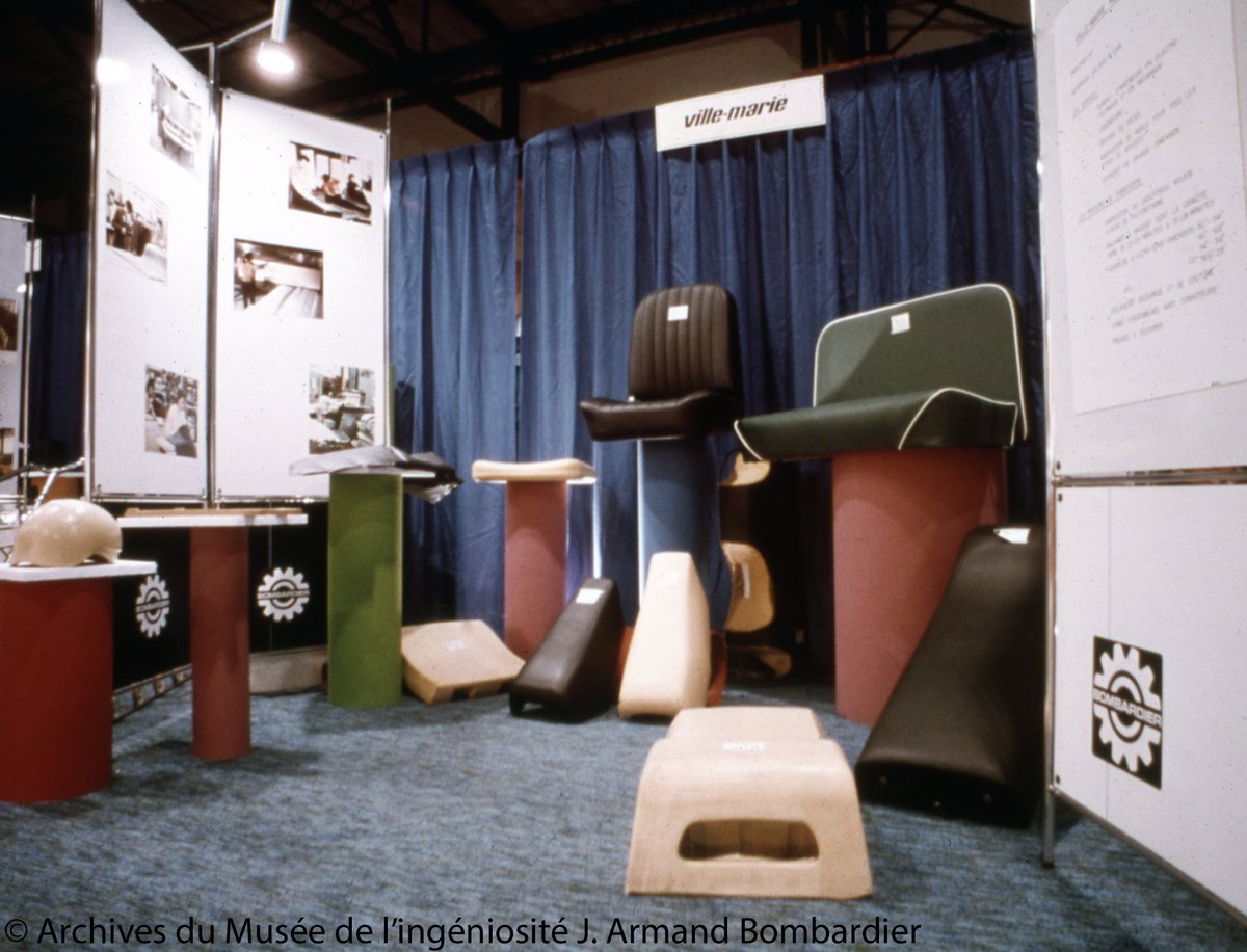 En juillet 1972, Bombardier Limitée acquérait à 100 % Ville Marie Rembourrage Ltée, fabricant de pièces moulées en mousse de polyuréthane.