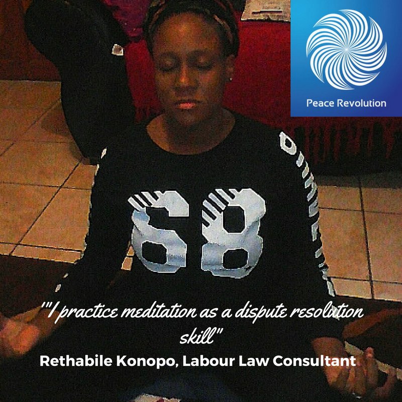 RKonopo's tweet photo. @PeaceRevolution we practice mindfulness to mediate. Peace in, peace out=world peace #SDG16 #PeaceRebel Amandla Eastern and Southern fellow https://t.co/OwLXdejDZL