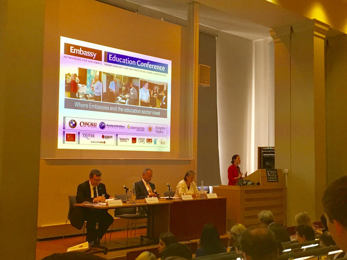 ACF_London's tweet photo. @KingsCollegeLon today for the #EdCon17 learning about trends in UK Higher Education and possible impacts of Brexit https://t.co/tRAwfMt1Tp