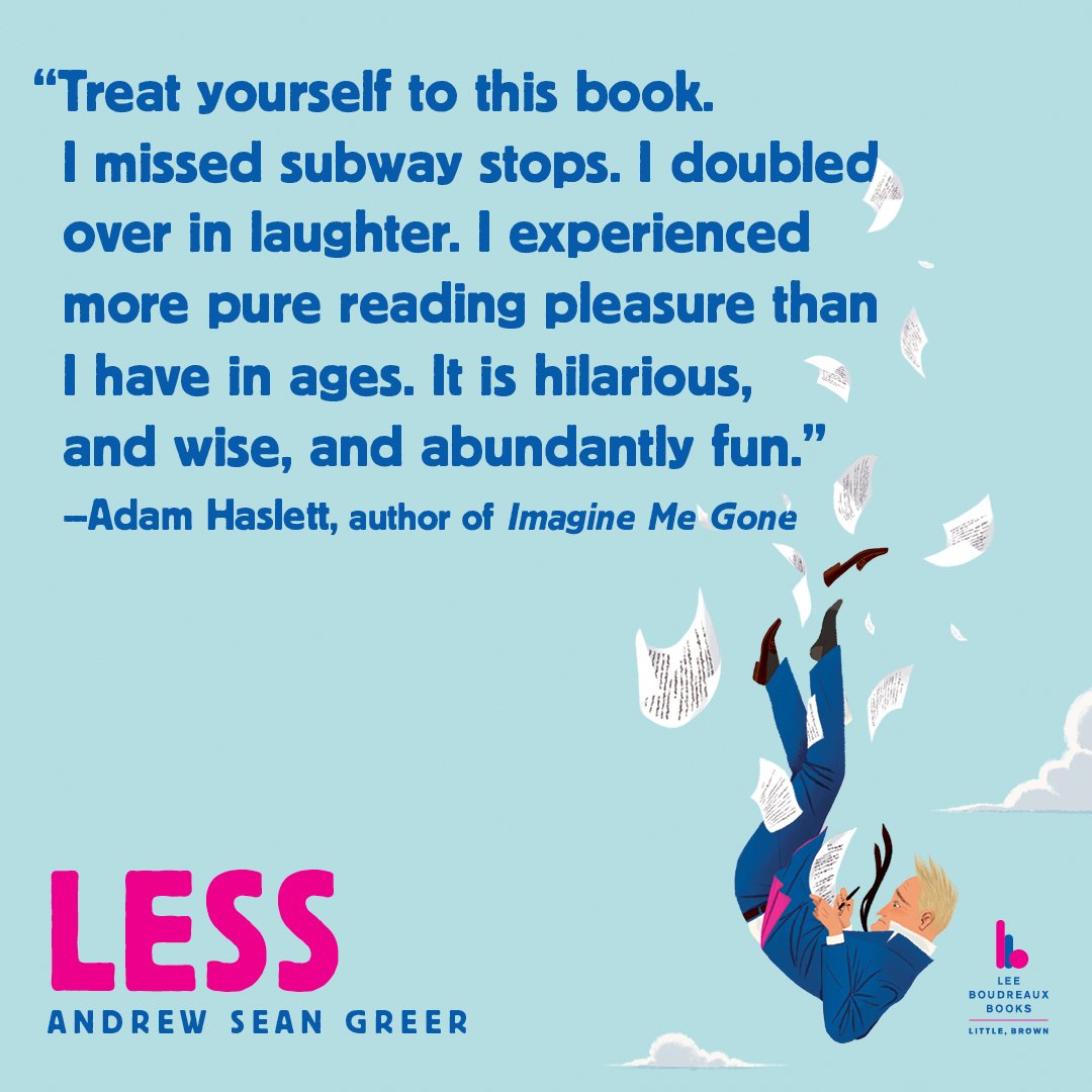 leeboudreauxbks's tweet photo. 👖 @agreer's LESS has been available for 9 hours. 😁 Have you read it yet? #TravelWithArthurLess https://t.co/m8hxhGBdcL 👖 https://t.co/vITfTXUIK1