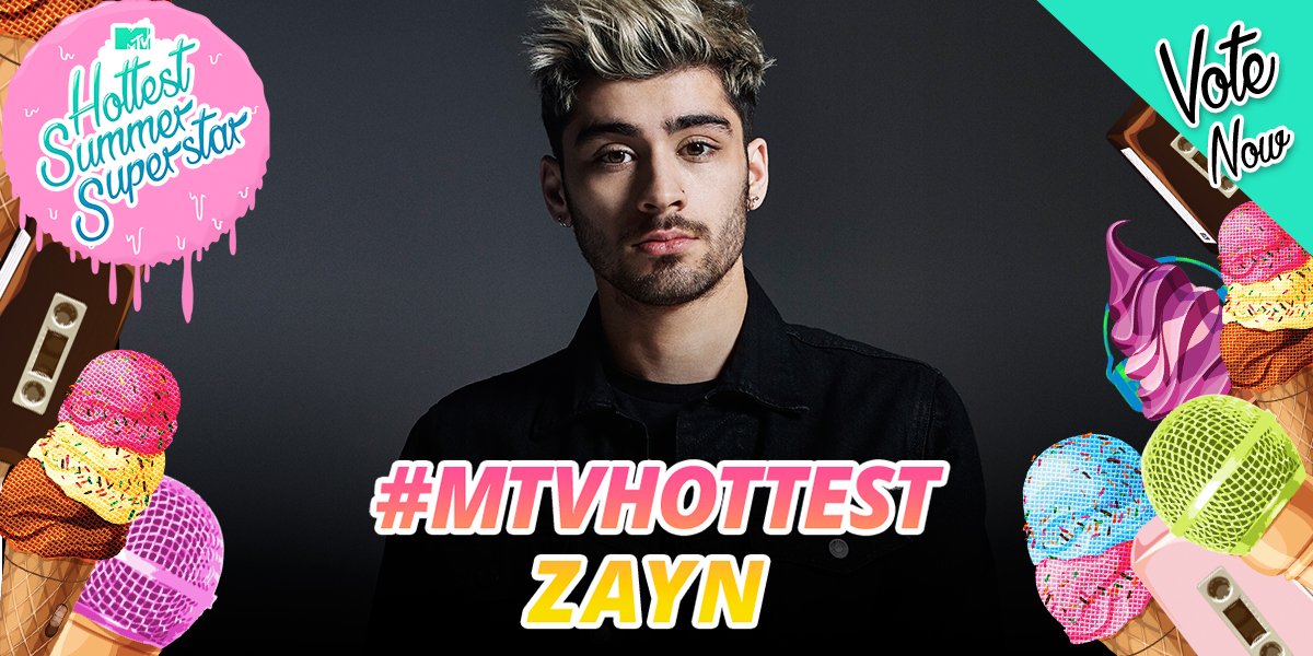 MTVMusicUK's tweet photo. .@zaynmalik is our next contender! To vote use #MTVHottest ZAYN from 6pm today! ⚡️ https://t.co/BmYPF3SSe1