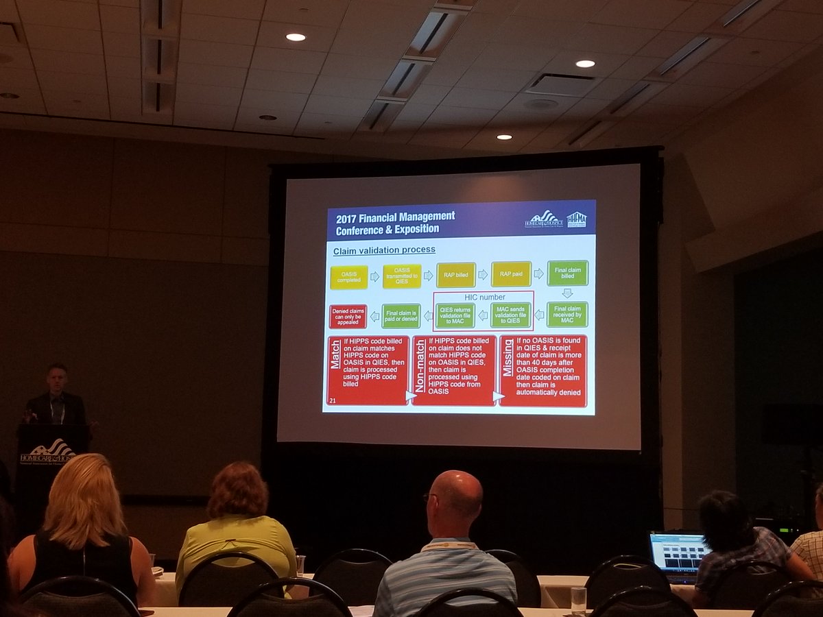 OfficialNAHC's tweet photo. Few things more important than #homecare revenue cycle & compliance management. We are learning all about it at #FMC2017 from top experts. https://t.co/sCfJaSzPNl