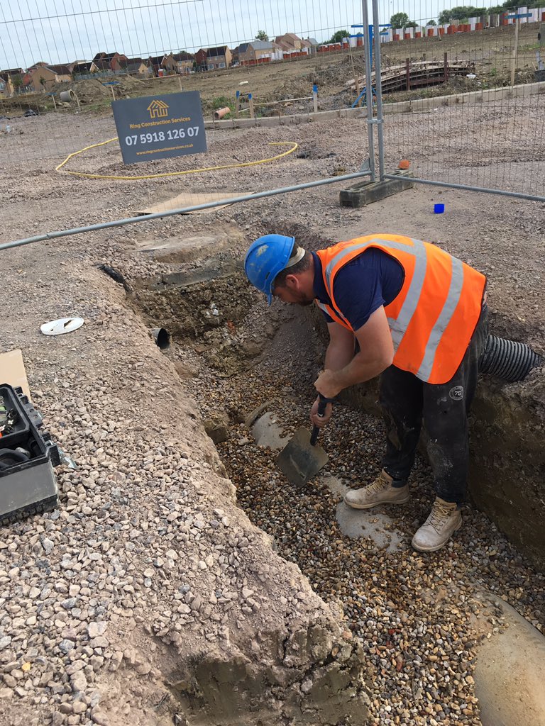 Working hard on a beautiful day #Construction #builder