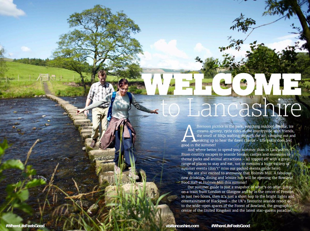 VisitLancashire's tweet photo. Read our new Summer 2017 guide online now and see the best that Lancashire has to offer! https://t.co/NpuI4e9ad2 https://t.co/hk4o0b0iEc