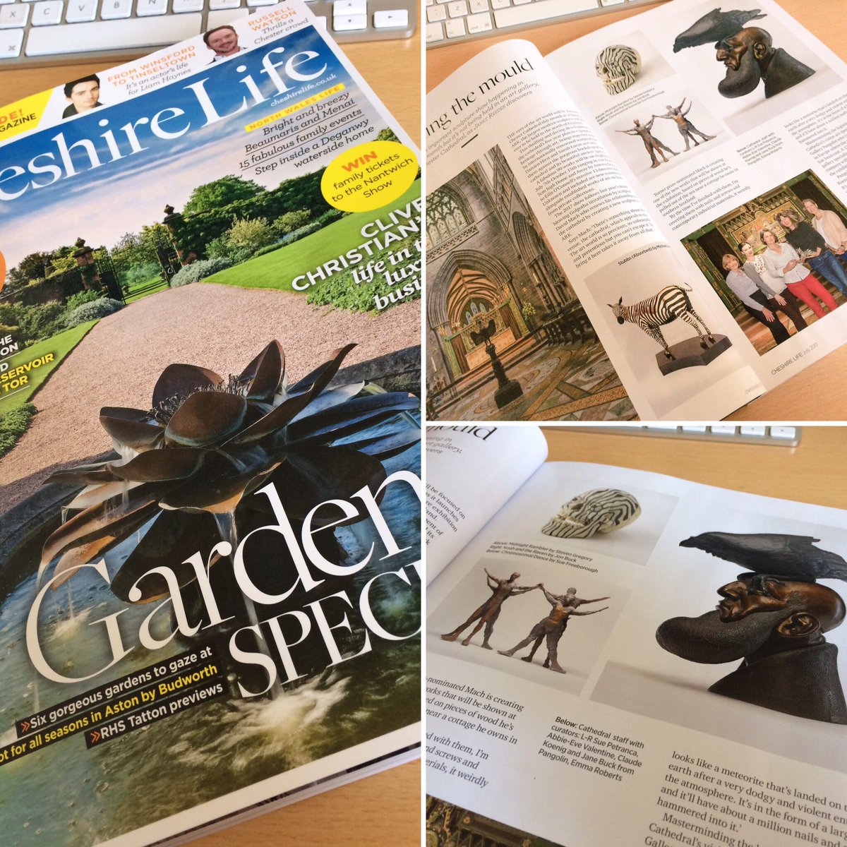ChesterCath's tweet photo. Thank you to @cheshirelife for featuring #ARKexhibition in this months edition. https://t.co/ZOG0E0WkqO