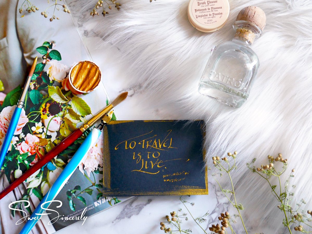samneanglinasin's tweet photo. "To travel is to live." For the #wanderlust in all of us. #photosetup #photography #calligraphy https://t.co/eUSTrY8E9b