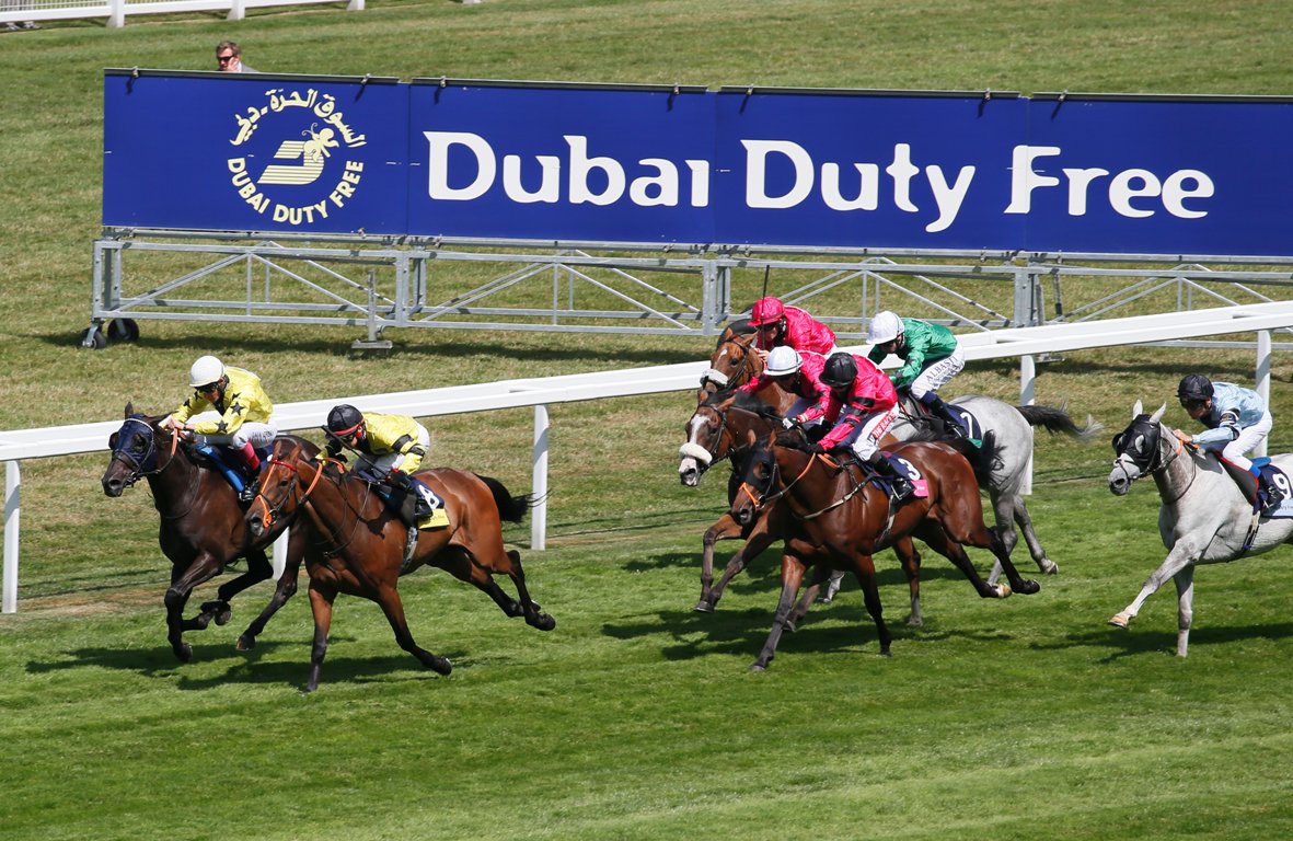 DDFRacing's tweet photo. Ticket time! FOLLOW &amp; RT for a chance to win 2 tickets to the Dubai Duty Free Shergar Cup @Ascot on Sat 12th August! #DDFShergarCup https://t.co/8QS7Pkmjje
