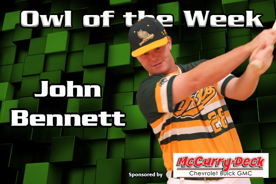 ForestCityOwls's tweet photo. Your @mccurrydeck Owl of the Week is John Bennett! Give him a #HootyHoot! #BirdGang #WingsUp #OwlOfTheWeek https://t.co/VlHvLvefib