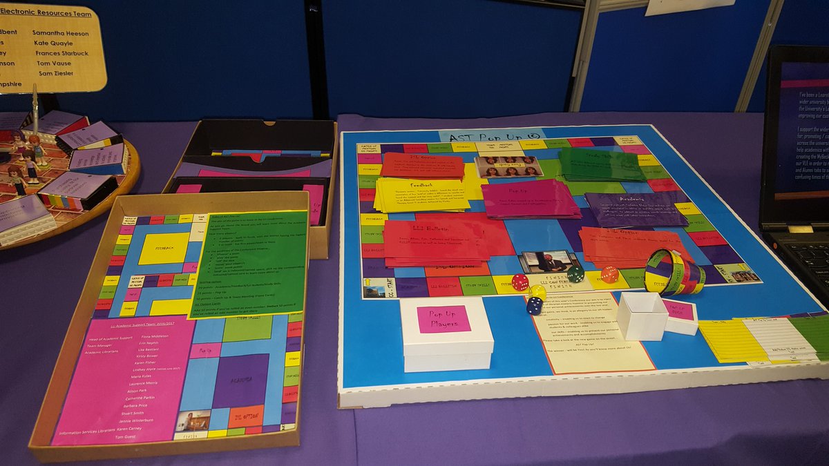 stirli02's tweet photo. Fantastic posters and displays have been created by all the teams in the library! #lliconf17 https://t.co/fS9HfST3dQ