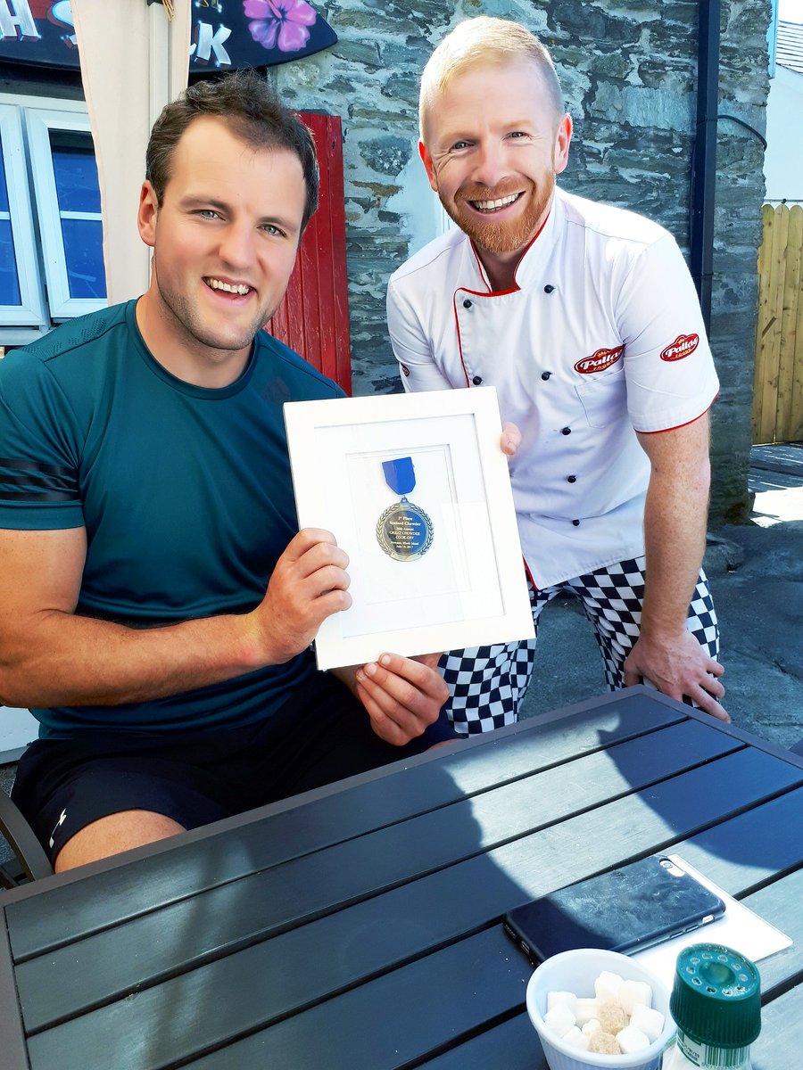 Nancy's Barn Ballyliffin had a visit from county captain <a href="/murphm95/">Michael Murphy</a> to taste the World Famous Award Winning Chowder #World #Famous #Chowder