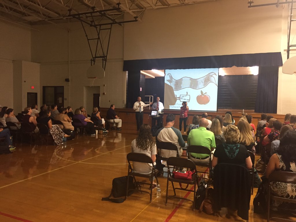 amyhkilbride's tweet photo. "Failure is not game over. It is try again!" Awesome keynote by @thenerdyteacher @nelcPBL SS #nelcpbl @jonathanadel @erinnusnbaum https://t.co/A8jLfsTC8g