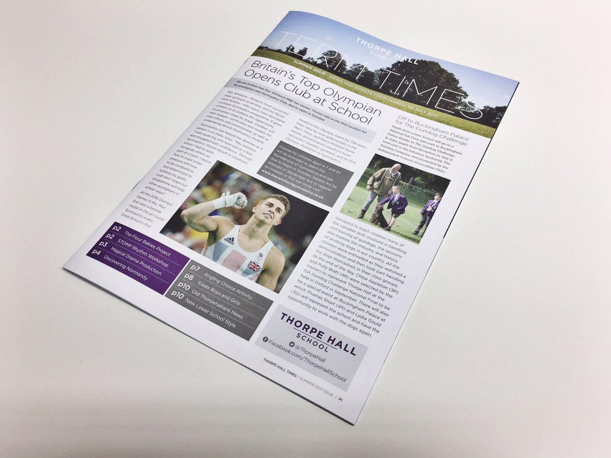 made4education's tweet photo. Thorpe Hall Times 
Made by Made4Education
___________
#Made4Education 
#SchoolNewsletter #DesignForSchools #SummerIssue #SchoolBranding https://t.co/7momTtcJxB