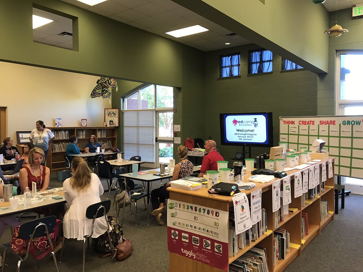 EdCampEprise's tweet photo. Good morning! EdCamp Enterprise is getting started this morning. Are you here? Tweet out to start the conversation. #EdCampEnterprise https://t.co/j4dnv9PPbe