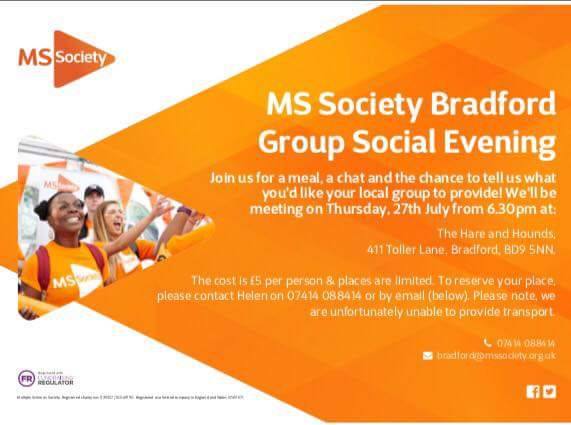 KatMartin1404's tweet photo. @mssocietyuk Our groups first social is soon 😸 I can't wait! https://t.co/gpj95cLrZd