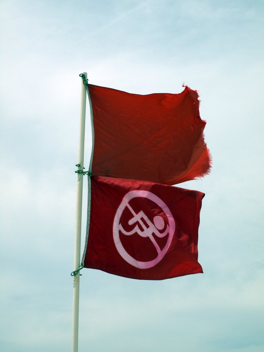 HealthyFla's tweet photo. #BeachSafety #tip: If double red flags are flying, it is not safe to swim. Check forecast before you head to beach: https://t.co/FEri93GYMI https://t.co/4x8XG2L1QP