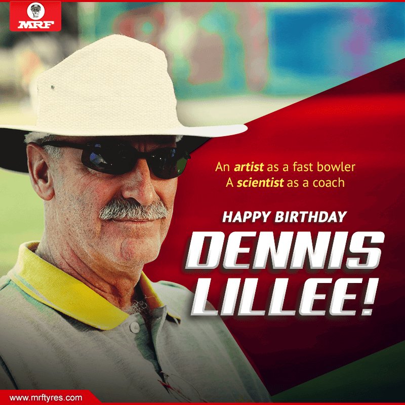 MRF Pace Foundation wishes its former director Dennis Lillee a very Happy Birthday.   