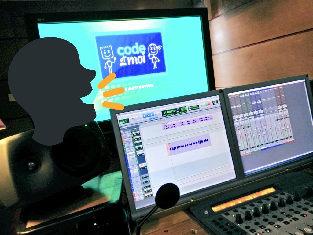 CodeDecode_EN's tweet image. Recording the english voice over for #Code&amp;amp;Me videos