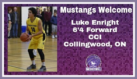 Mustangs_Bball's tweet photo. Mustangs welcome @lukeenright66 to the program! #westernbasketball https://t.co/j40ImmKEmO