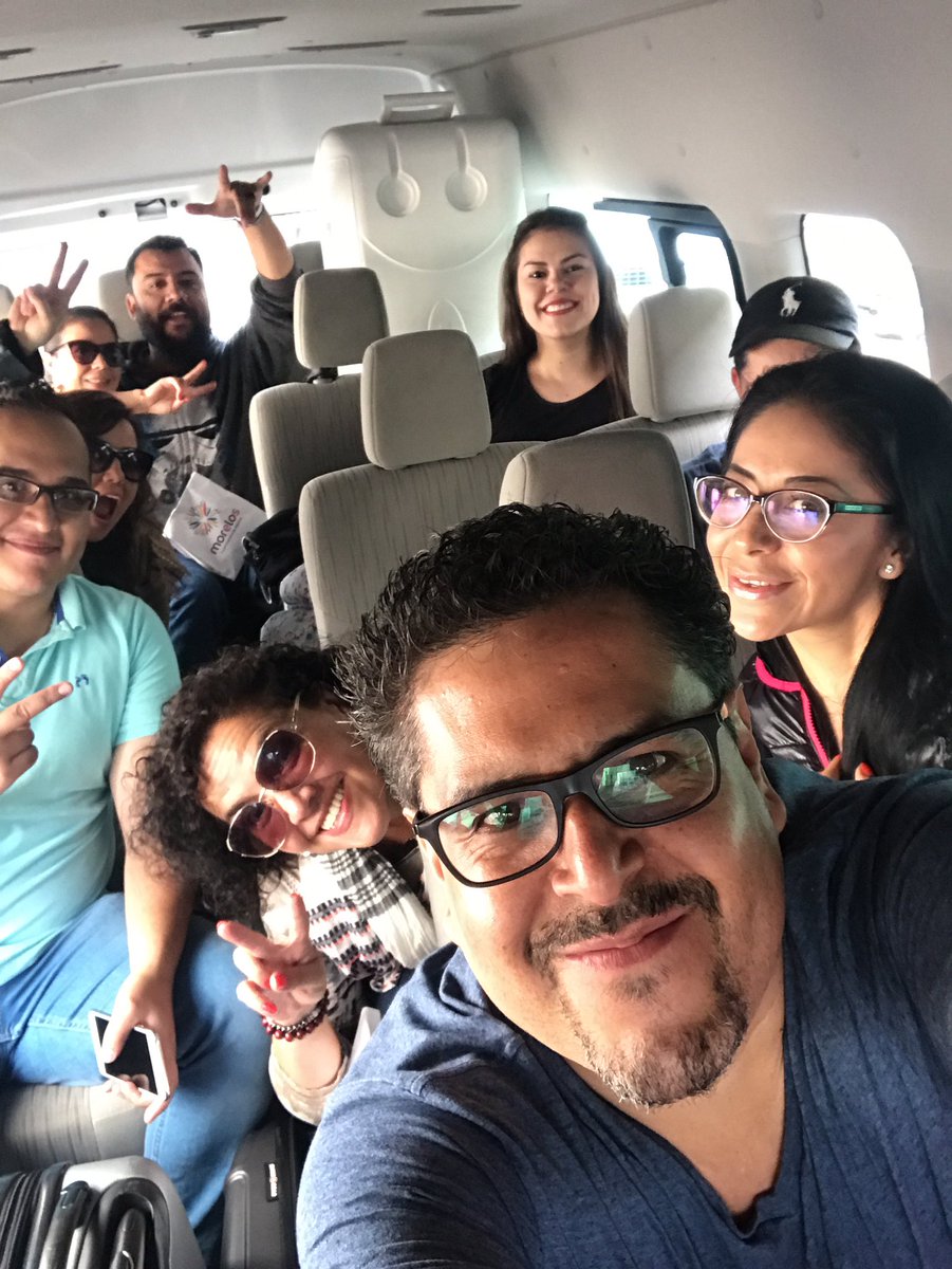 jazminfajardo's tweet photo. Juimonos!!! a Morelos con una banda a todo dar @isopixel @unatalmafer @marieclaireae @Futboniero @ROSYARANGO @ALEJANDRABAEZA #RefrescaTuDia https://t.co/bIWXtI0AnV