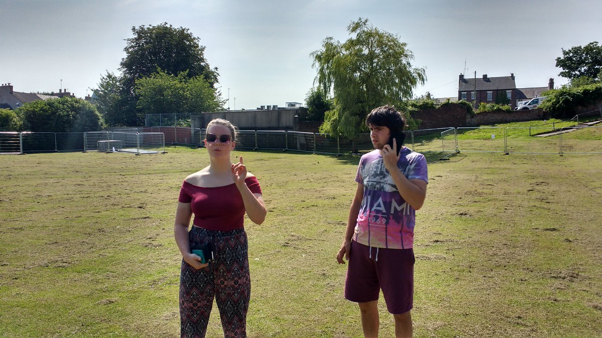 Out and about checking details with just two of the kirkfest organisers. <a href="/IWantEventsUK/">IWantEvents</a> <a href="/KirkhamParks/">FriendsKirkhamParks</a> @KirkhamKirkFest <a href="/kirkhamtown/">kirkhamtown</a>
